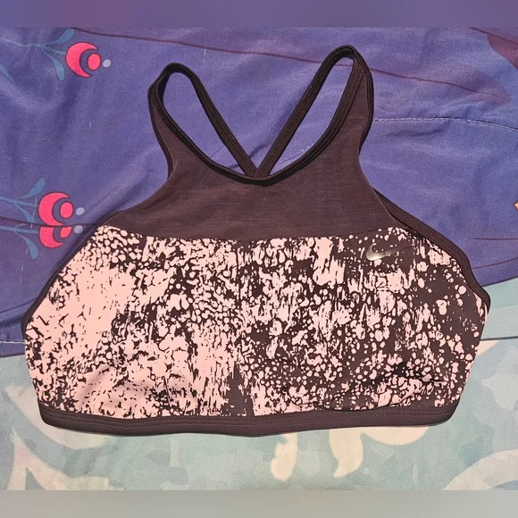 ❤️Nike High Neck Bikini Top Bra Women's Size S💜 - Picture 7 of 8